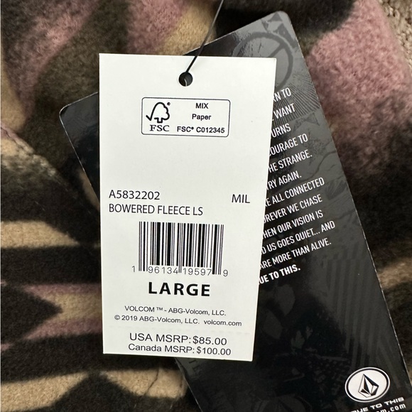 Volcom Multicolor Geometric Jacket - Picture 3 of 3